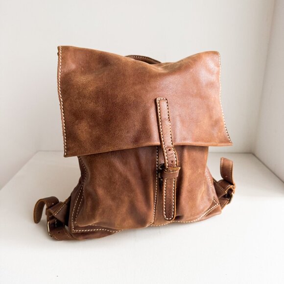 Roots Raider Canada Brown Classic Backpack - Picture 1 of 8